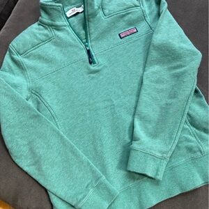Vineyard Vines Women’s Mint Green Quarter-Zip Pullover